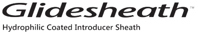 View GLIDESHEATH SLENDER® Hydrophilic Coated Introducer Sheath Logo GLIDESHEATH SLENDER® Hydrophilic Coated Introducer Sheath Logo