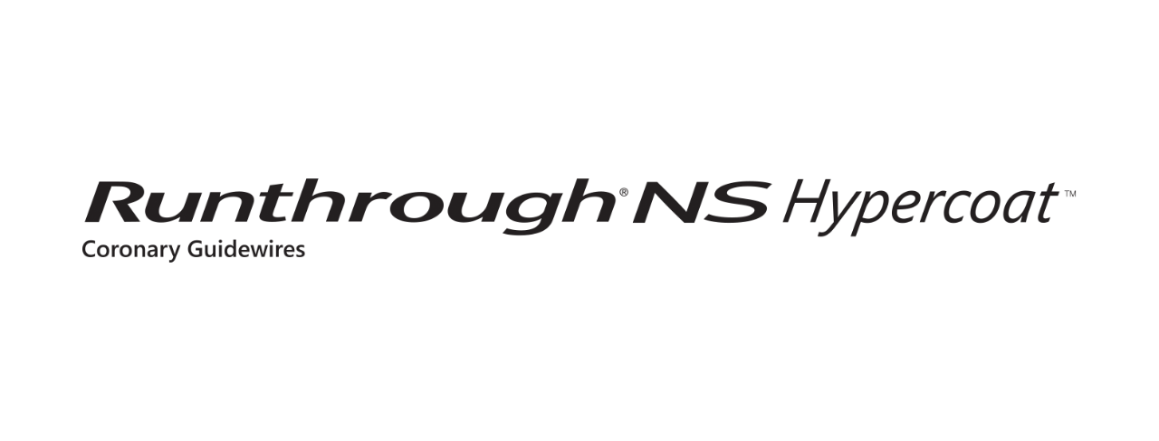 RUNTHROUGH® NS HYPERCOAT™ Coronary Guidewire logo
