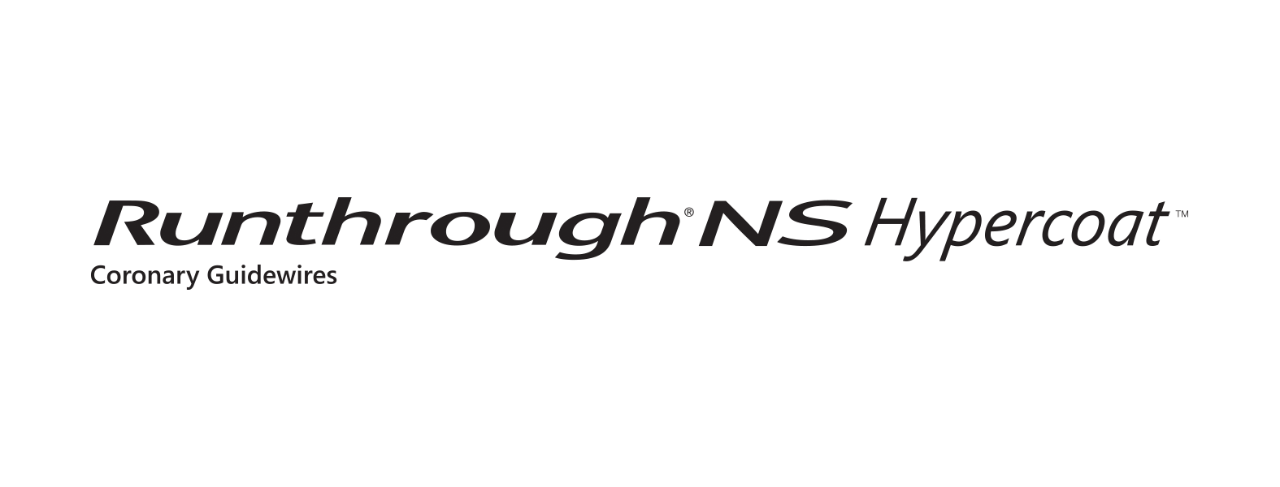 View RUNTHROUGH® NS HYPERCOAT™ Coronary Guidewire logo RUNTHROUGH® NS HYPERCOAT™ Coronary Guidewire logo
